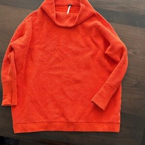 Free People Orange Sweater